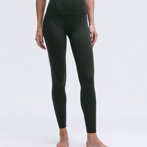 Lululemon Athletica Green Leggings High Waist Performance